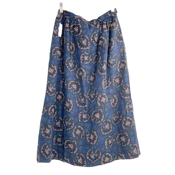 Pendleton Dresses & Skirts - Vintage NWT Country Sophisticates by Pendleton Blue Paisley Midi Skirt Womens 10